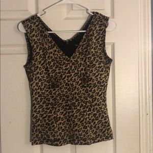 Leopard print tank
